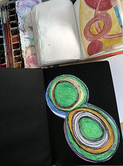 Cristina Pavesi pastelli su carta