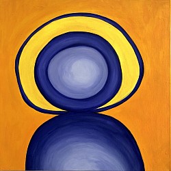 Cristina Pavesi, acrilico su tela 40x40 cm