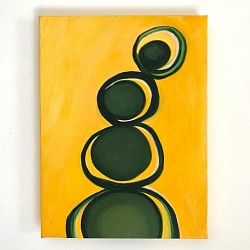 Cristina Pavesi, arte astratta, bindu, acrilico su tela
